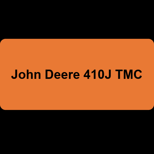 John Deere 410J TMC